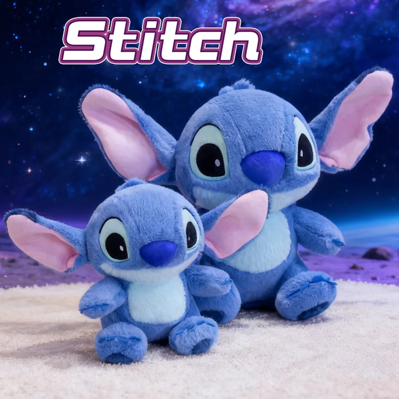 

Kawaii Disney Лило и Стич Плюшевые игрушки Мягкая стежка Мягкая кукла Мультфильм Аниме Плюшевые игрушки Мальчики Девочки Подарки на день рождения и Рождество