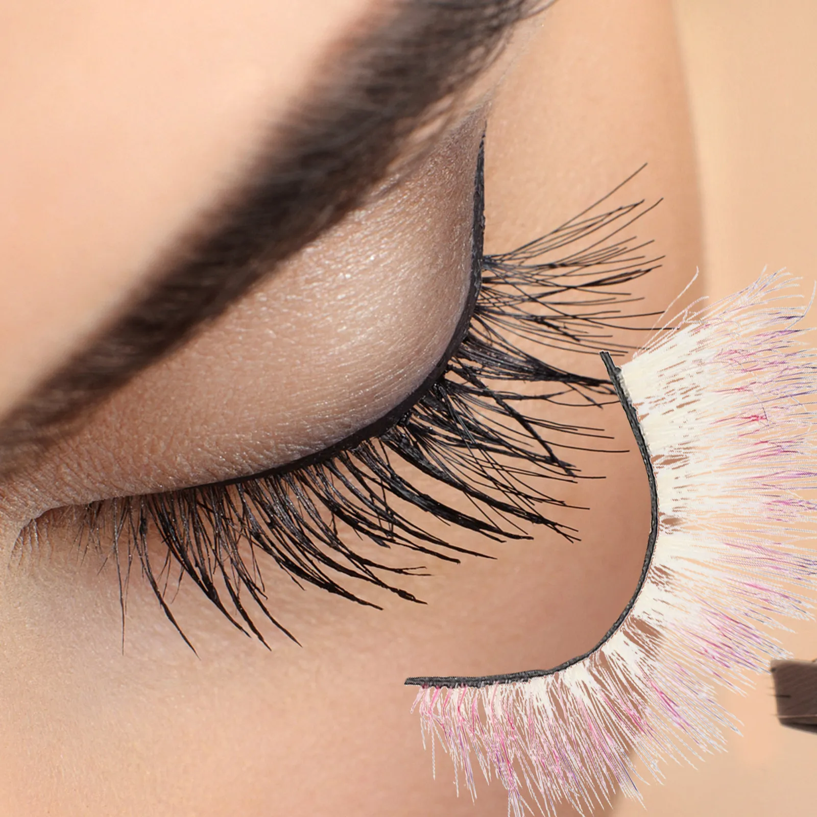 

5Pairs Colorful False Eyelashes 3D Design for Eye Makeup Fancy Dress Bar Club Photo Shoots Faux Lashes Fashion Look