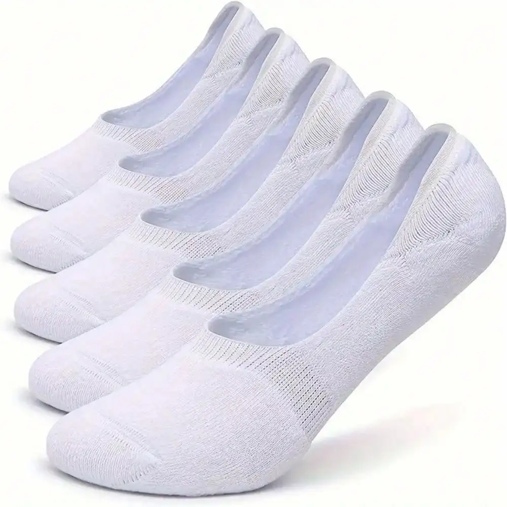 

Socks Women's Summer Thin Boat Socks Black Polyester Low-top Socks Socks Deodorant Sweat-absorbing White Non-slip Light Mouth
