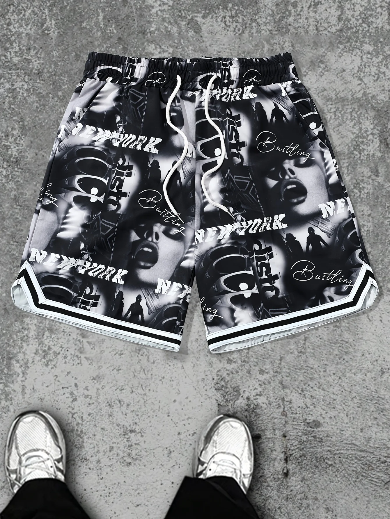 

2026 модные бестселлеры мужские повседневные шорты с 3D принтом свободного покроя Y2K быстросохнущие повседневные шорты