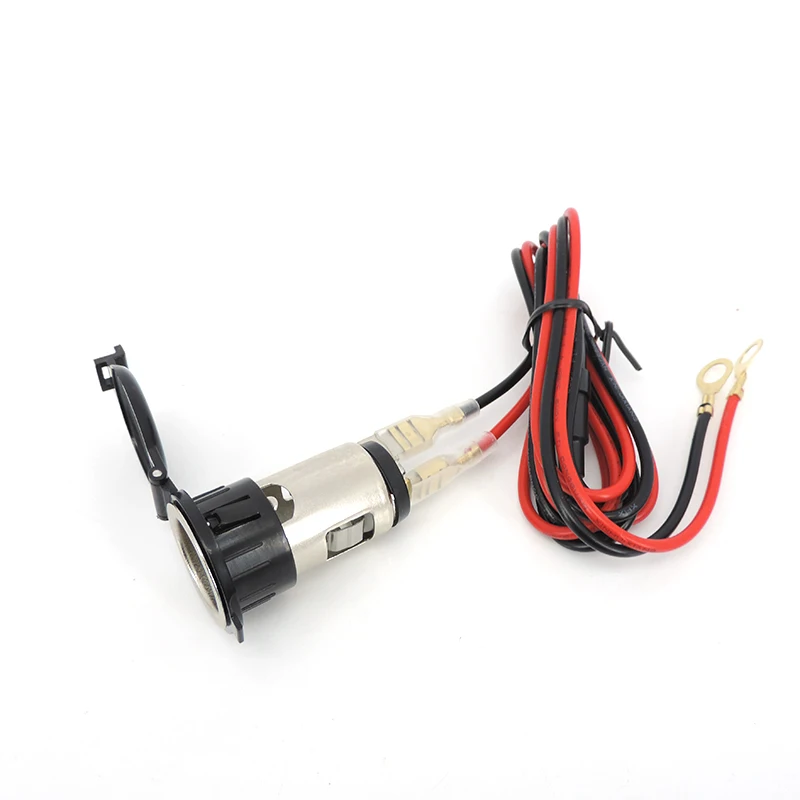 12V-24V 120W-250W Car 10A Cigarette Lighter Female Socket Power Plug with Waterproof Cover Case u