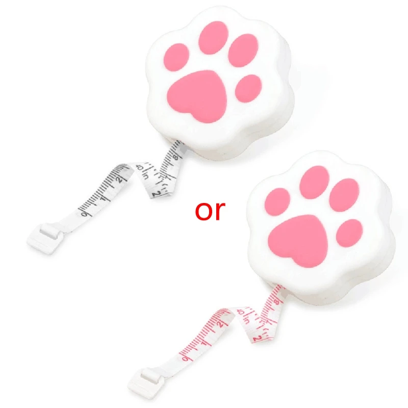 Измерительная лента E9LB в форме кошачьей лапы, выдвижная Двусторонняя линейка для TAI