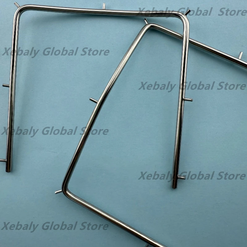 

12Pcs Dentistry Frame Holder Surgical Clamps Tools Dental Rubber Dam Frame Materials Stainless Steel Instruments Clamp