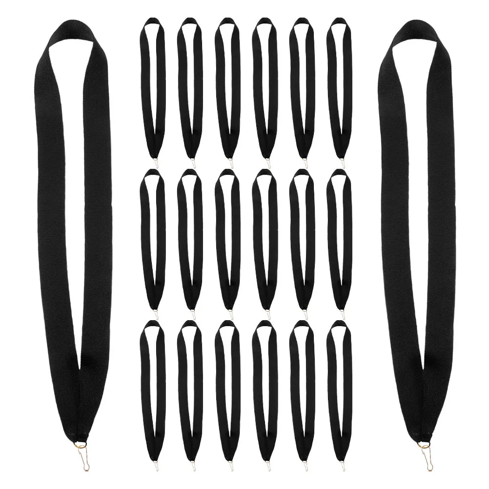 

20Pcs Flat Medal Lanyards Thick Badge Ribbons for Athletic Events Secure Breakaway Neck Straps Ideal for School and Competition