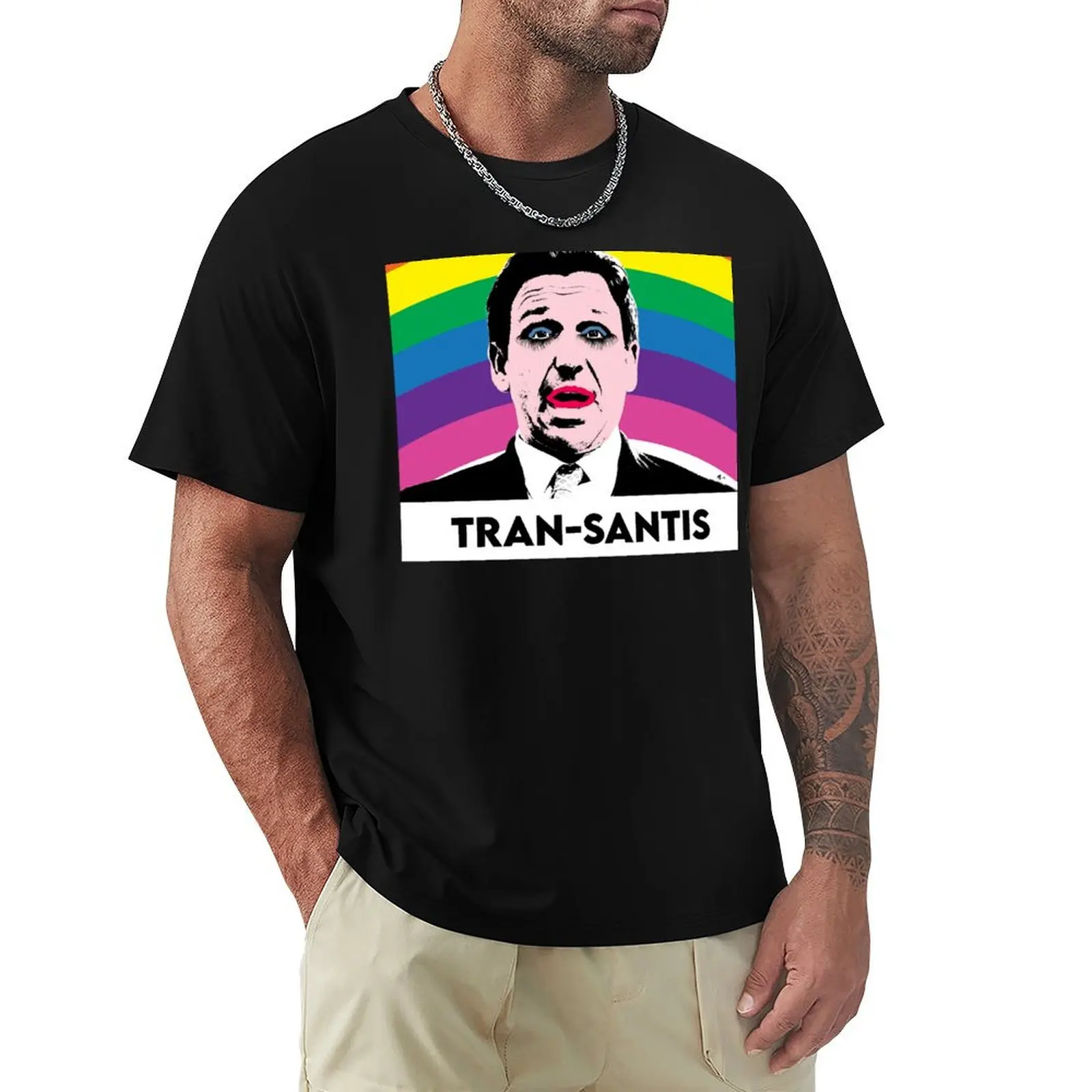 

Transantis T-Shirt blue lock cotton man t-shirts mens funny t shirts