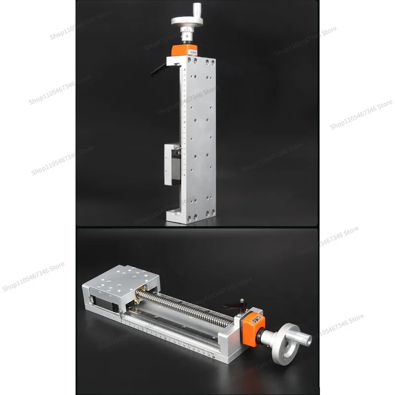 For Linear Module Double-track Hand-cranked Fine-tuning Cross Precision Guide Rail Large Stroke Self-locking