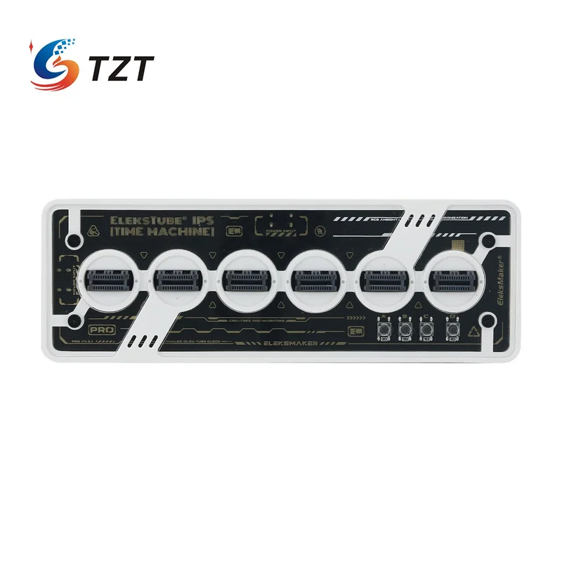 TZT EleksTube IPS PR3 Nixie Tube Clock RGB Pseudo Glow Tube Часы Настольные украшения Поддержка беспроводного управления