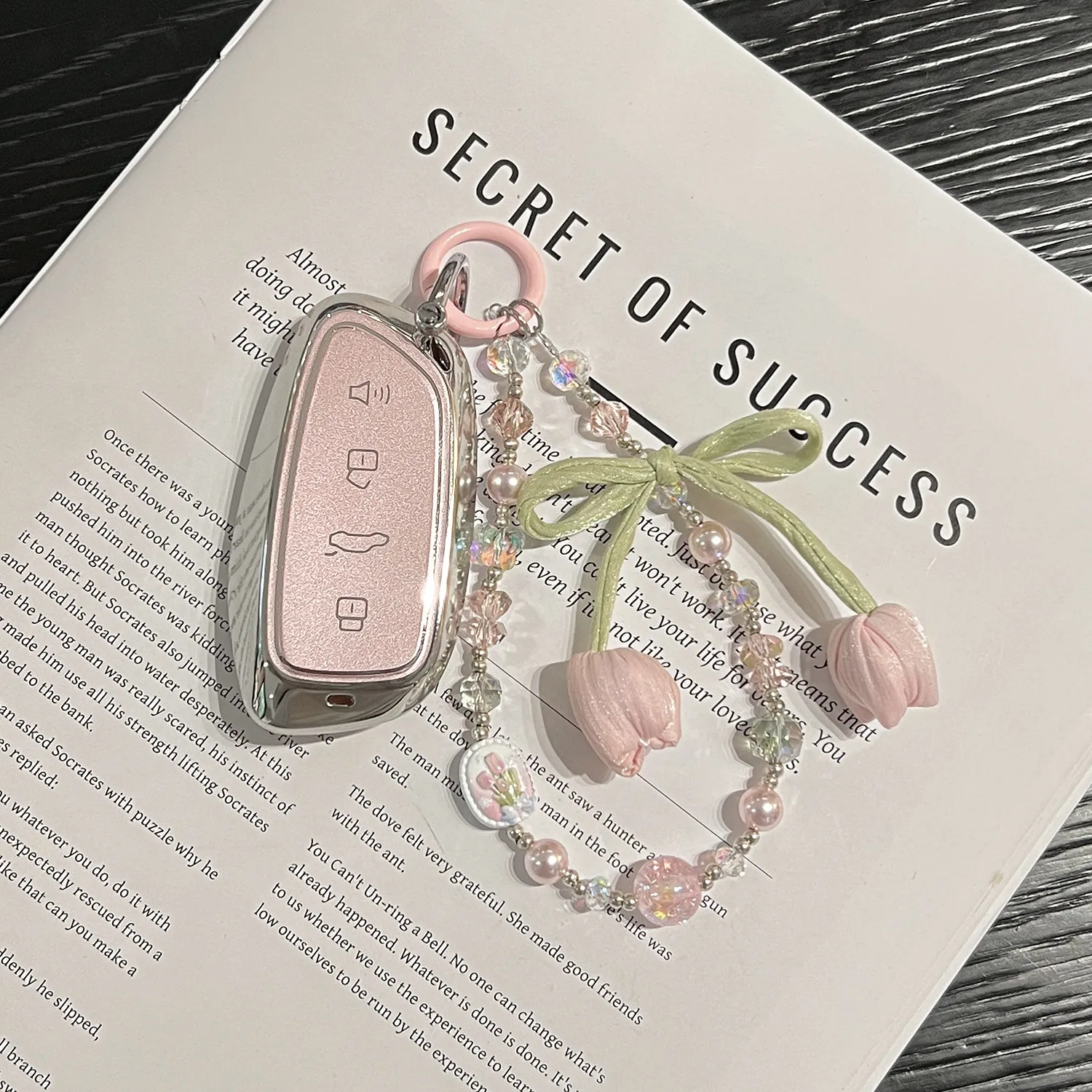 Fashion Pink for Great Wall Haval Hover H6 Dargo M6 PLUS Cratos H9 JOLION F5 H2S F7 H7 Key Case Remore Car Key Cover Accessories