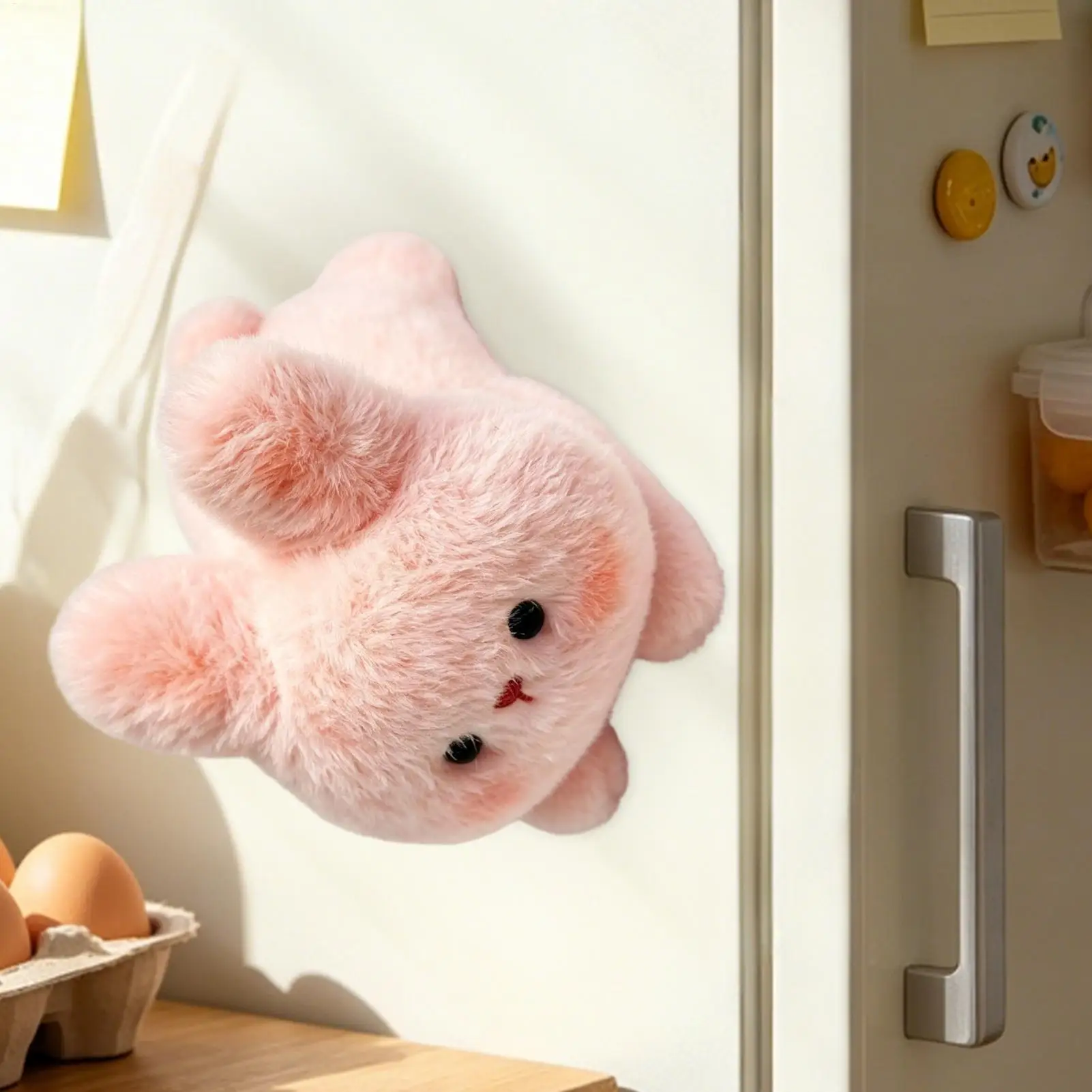 Car Magnets 14cm Magnetic Plush Animal Decoration Car Door Magnet For Vehicle Dashboard Exterior Interior Fridge Locker