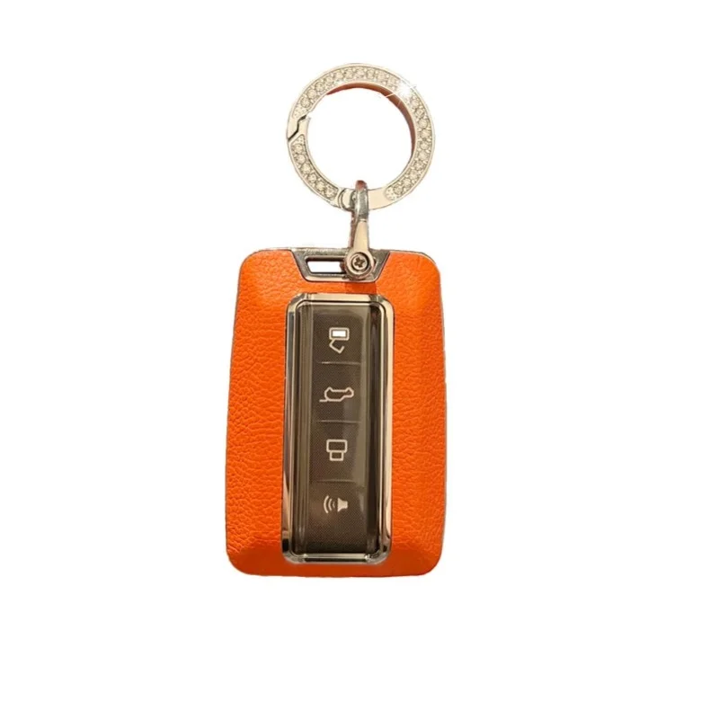 High grade leather car Key set chain For Tank 300 TANK 500 2022 Men's and women's remote control protective case