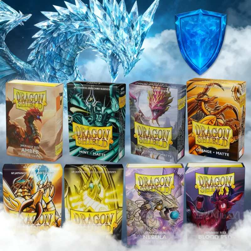 

Обложка для игровых карт Dragon Shield, 60 шт./кор., подходит для защиты карт небольших мини-настольных игр в японских карточных играх YGO