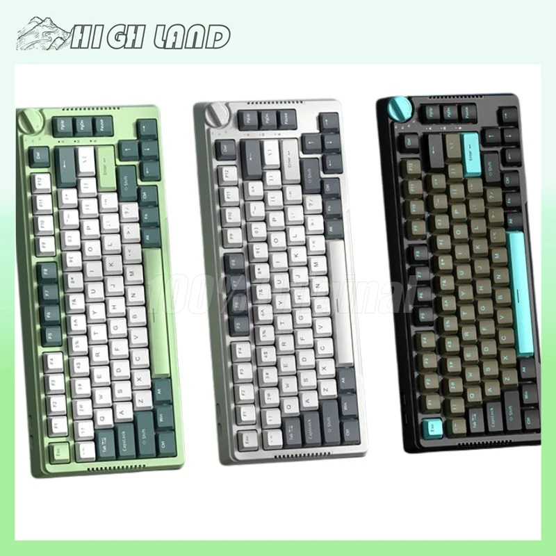 

Rk H813 Mode 2.4G Mechanical Gamer Keyboard Bluetooth Wireless Keyboard Hot-Swap Rgb Gasket Office Custom Gaming Keyboards Gift