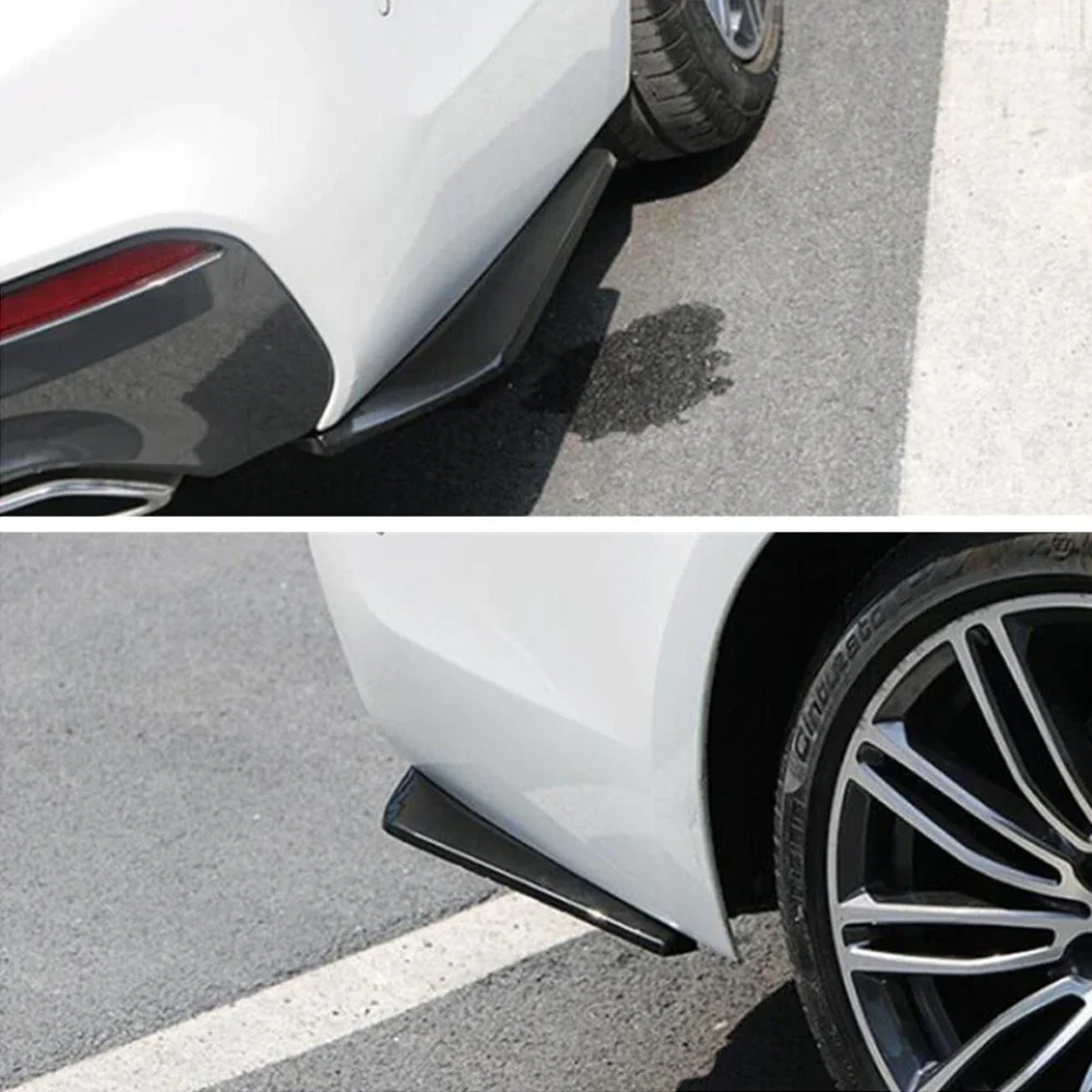 Rear Bumper Fin Canard Splitter For Infiniti G35 G37 Q50 Q60 2015-2020 Side Spoiler Diffuser Body Kit Valence Car Accessories