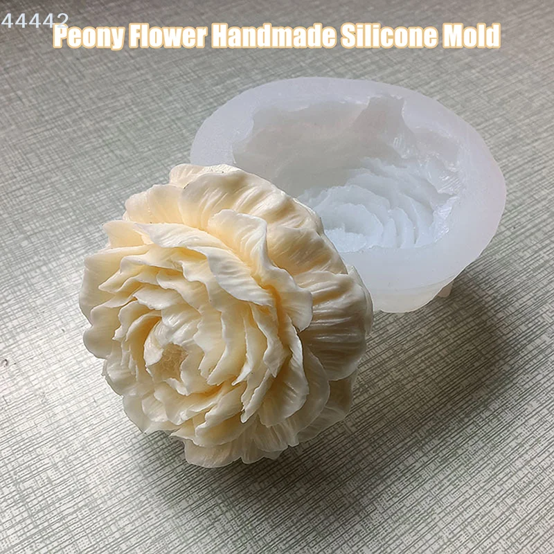Silicone Cake Mold Chocolate Soap Making Tools Candle Mould Embossed Flower Bloom Aromatherapy Candy Handmade Wedding Decoration