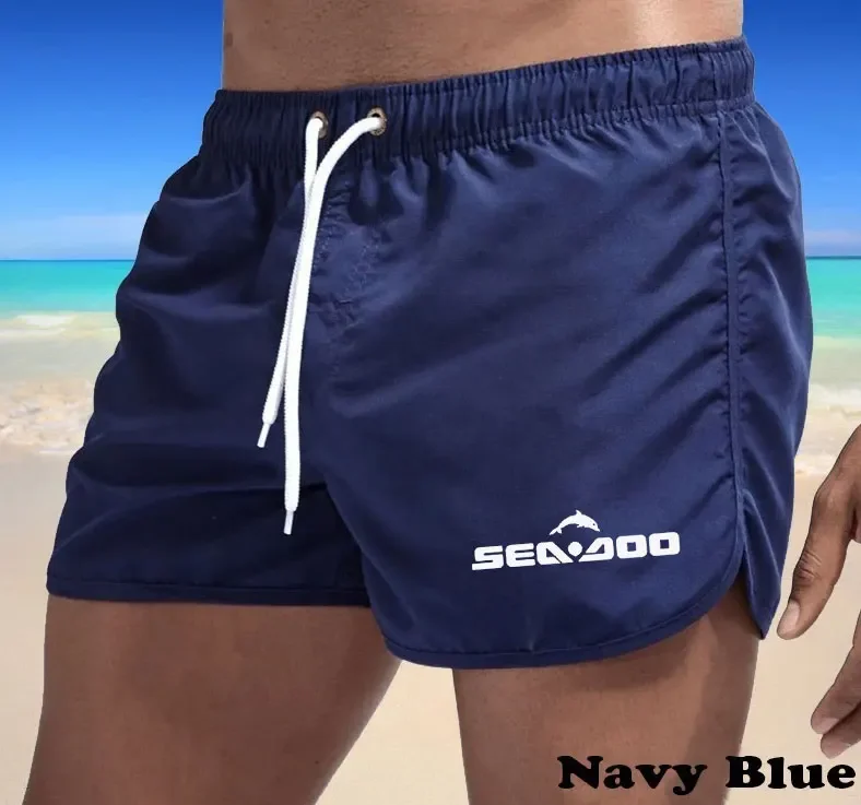 

Хит продаж, мужские пляжные брюки для плавания, быстросохнущие мужские дышащие модные повседневные брюки для серфинга на шнурке