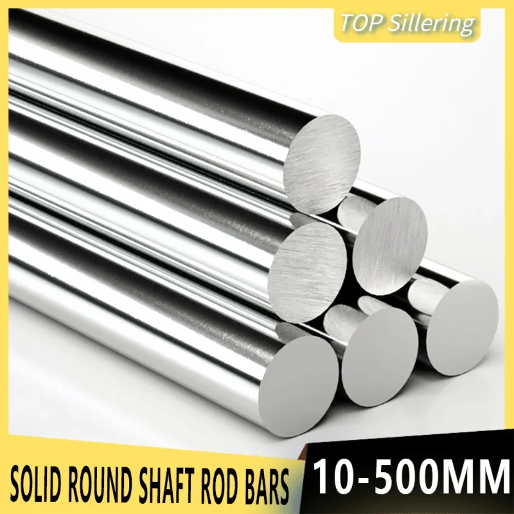 304 Stainless Steel Rod Dia 3/4/4.5/5/5.5/6/6.5mm Solid Round Shaft Rod Bars For DIY Craft Model Car 100/200/300/400/500mm