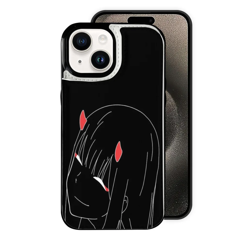 Phone Case For iPhone 15 Pro Max Series Clamshell Case Zero Two 002 Darling in the Franxx