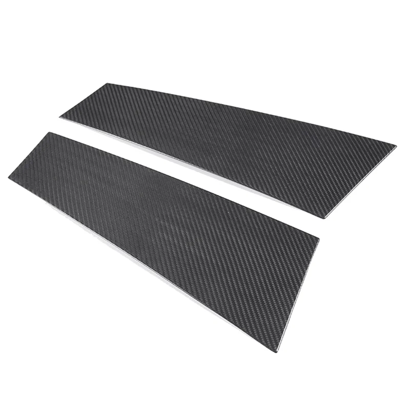 1Pair Real Carbon Fibre Centre Pillar Trim Panels for 2022-2023 BMW 4 Series 4-Door Version Window Column Molding Strip