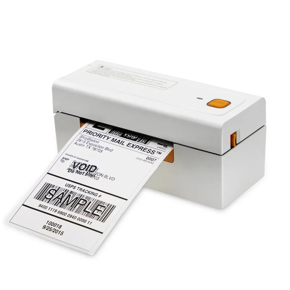 110 mm 4 x 6 Thermal barcode sticker Rollo shipping label printer For logistics waybill FBA with blue-tooth