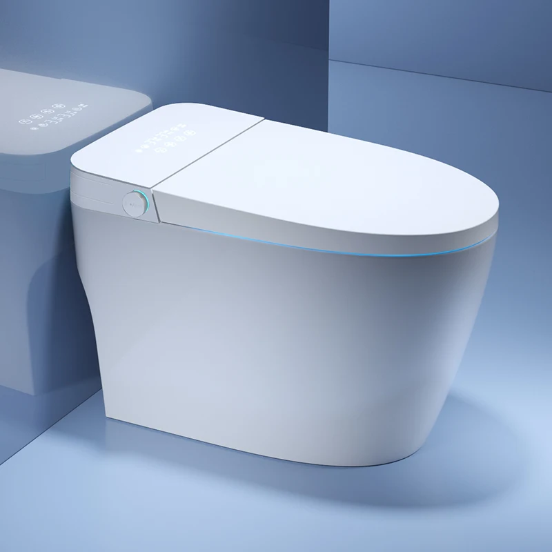

Smart Induction Toilet Instant Heating Full Automatic Flip Remote Control Integrated S-Trap Drainage Pattern New Seat Heating