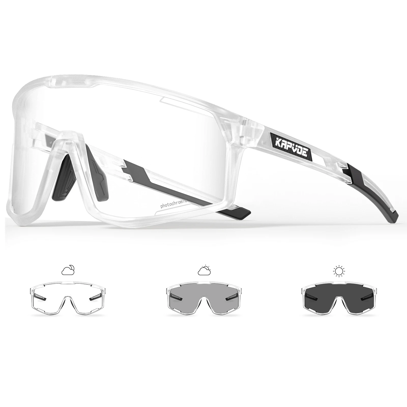 KAPVOE Photochromic Cycling Glasses 3