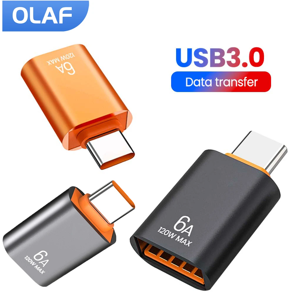 OLAF USB 3.0 To Type C Adapter OTG To USB C To USB Type-C Female Converter Data Transfer Adapter For Laptop Samsung Xiaomi
