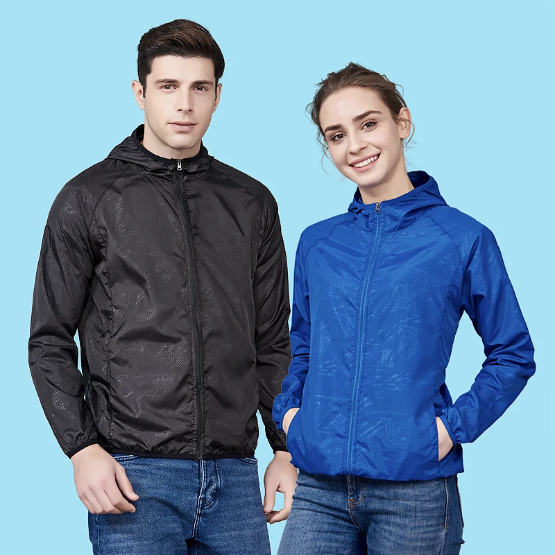 LNGXO giacca da Trekking Unisex uomo donna impermeabile Quick Dry campeggio giacca a vento Outdoor Trekking pesca cappotto antipioggia vestiti Anti UV