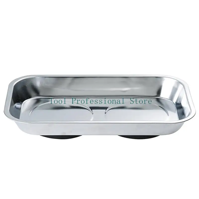 Supporto per vassoio rettangolare magnetico 57QF per garage, ufficio, uso domestico. Resistente all'usura