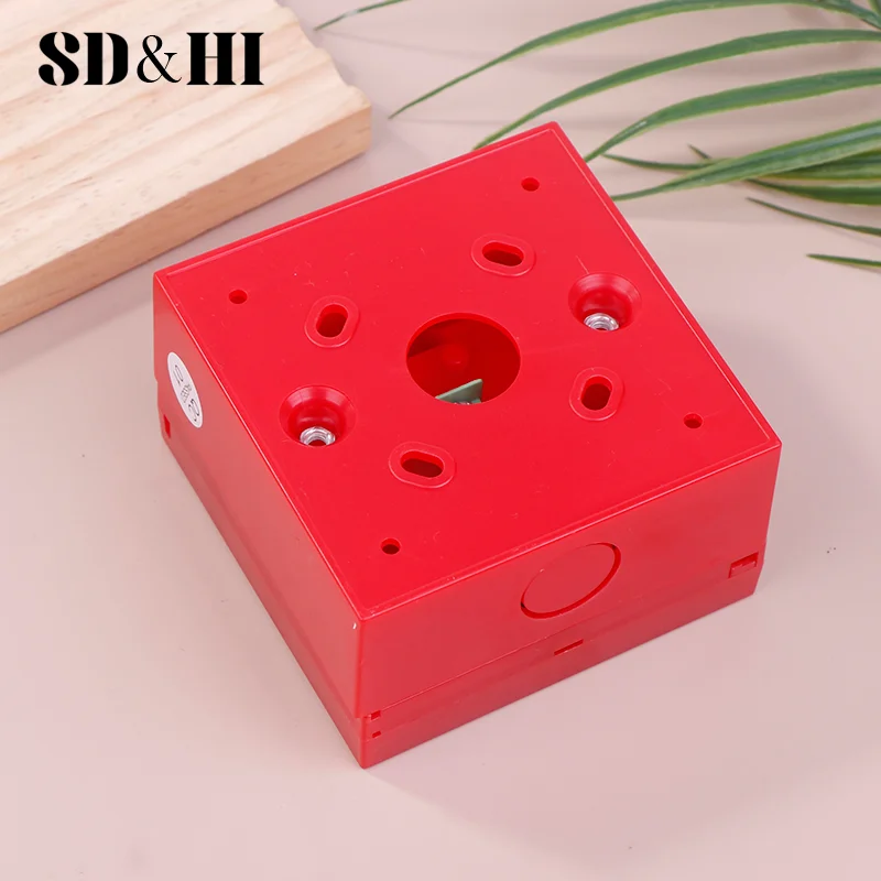 Red Fire Alarm Breaking Glass Release Emergency Door Release Glass Release Switch Swtich Breaking Glass Release Switch