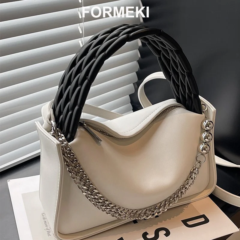 

Formeki 2024 Женская сумочка Ins модная сумка-подушка универсальная сумка через плечо женская сумочка лаконичная