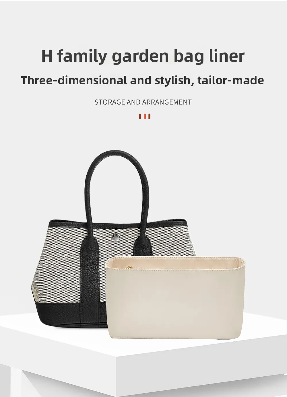 Waterproof Bag Insert Storage For Garden Party23mini Nylon Bag Organizer Insert Bag Support Bag Liner Handbag Bag Accessories