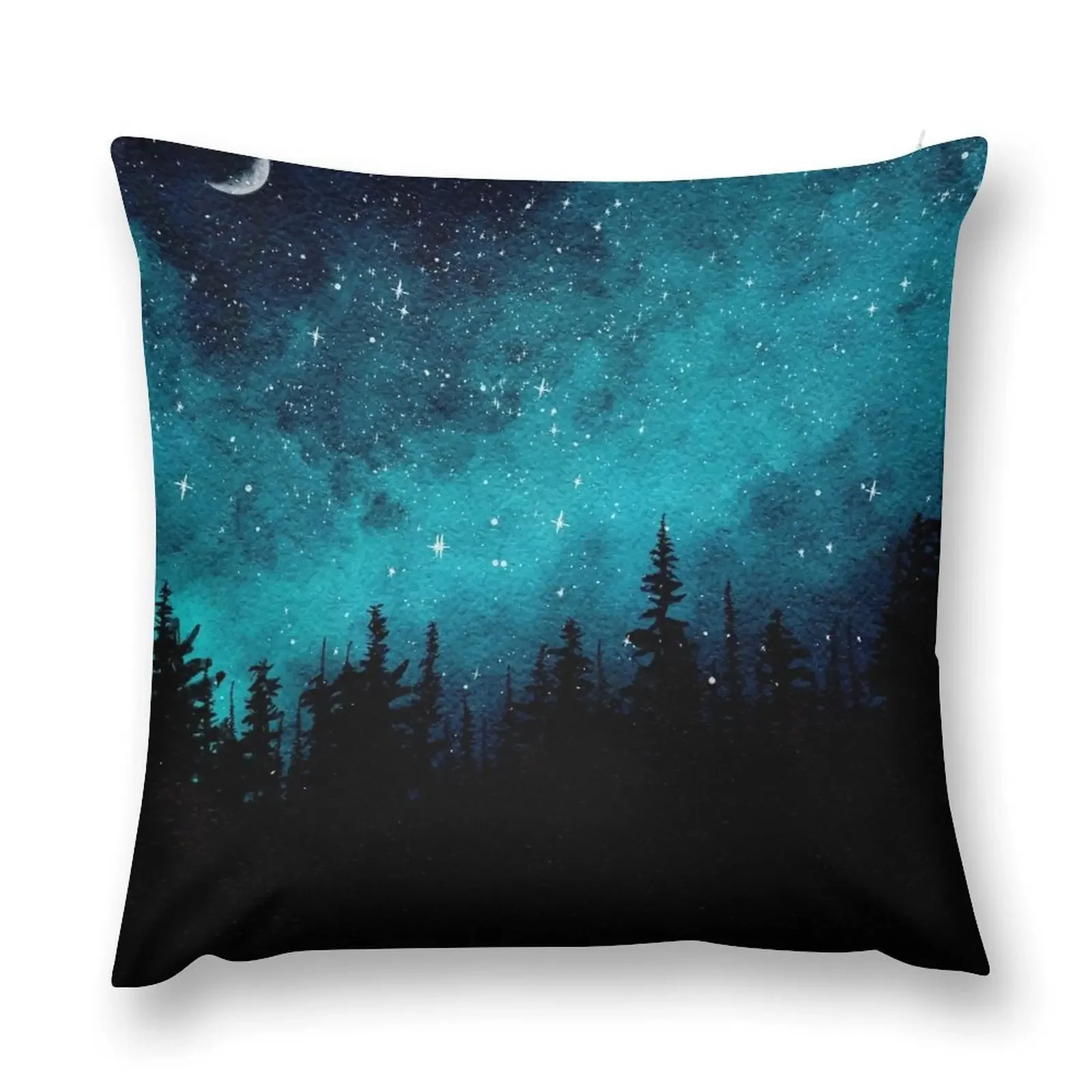 

Watercolor Aurora Galaxy Throw Pillow Cushions For Sofa christmas ornaments 2025 pillow