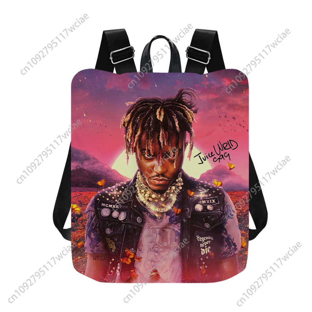 عصير Wrld 999 الهيب هوب مغني الراب حقيبة ظهر مخصصة للسفر مكافحة سرقة حقيبة الظهر النايلون مقاوم للماء Daypack موضة كلية هدية الكتب #3