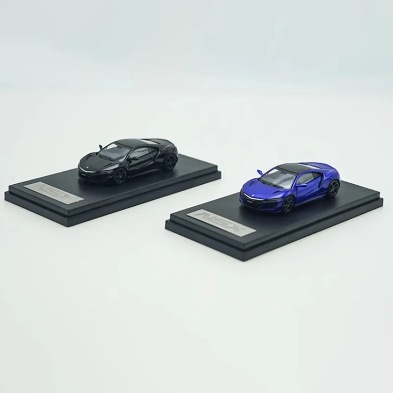 

Литой под давлением ЖК-дисплей, масштаб 1:64, модель спортивного автомобиля из сплава NSX, готовый продукт, имитация коллекции игрушек, подарок, статическая модель, дисплей