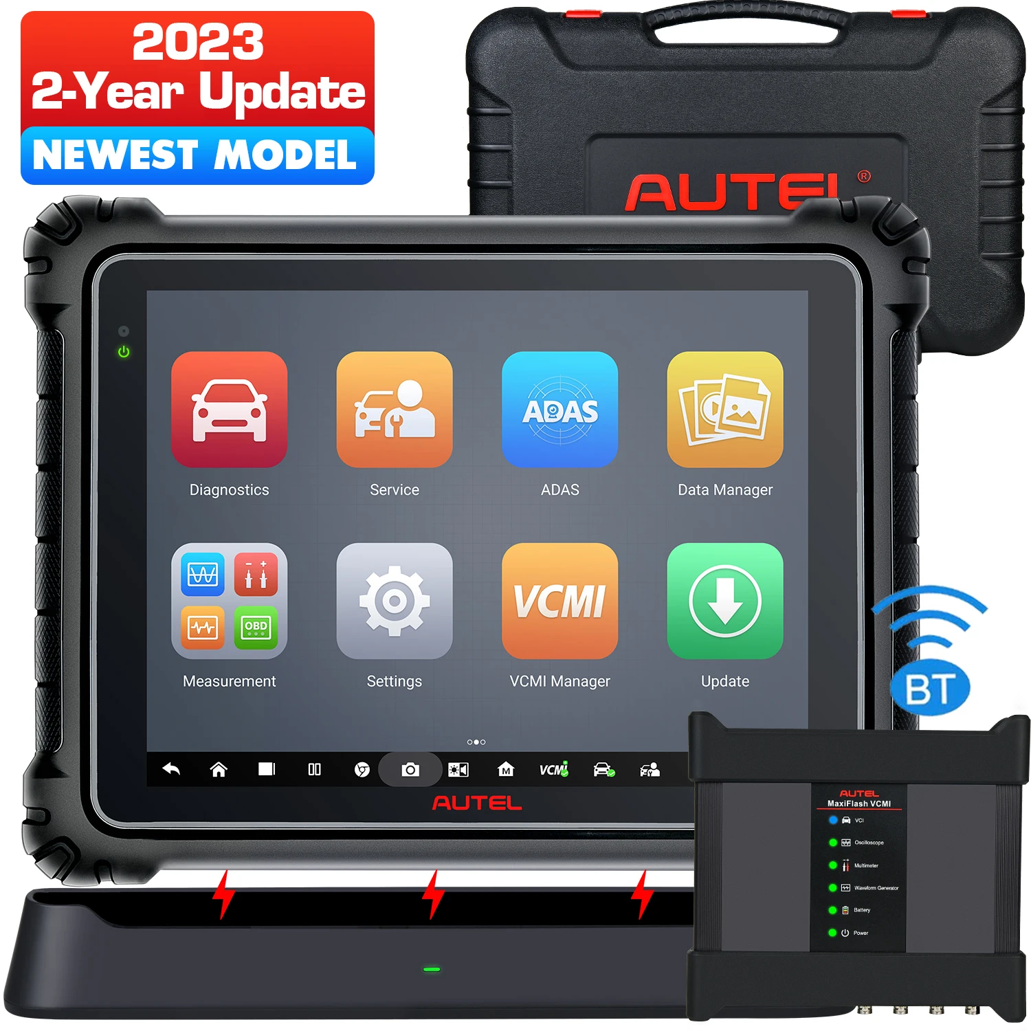 Autel MaxiSys Ultra 2023 Top Intelligent Diagnostic Scanner with 5-in-1 VCMI ECU Programming & Coding, Upgraded of MS908SP/MS919