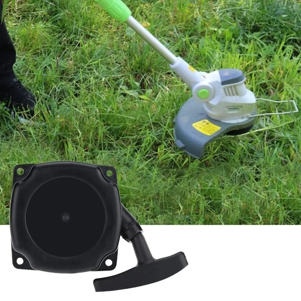 Black Easy Start Pull Starter Comfort Grip Handle ABS Brush Cutter Starter Easy to Install Easy Start for CG430 520 TL43 TL52