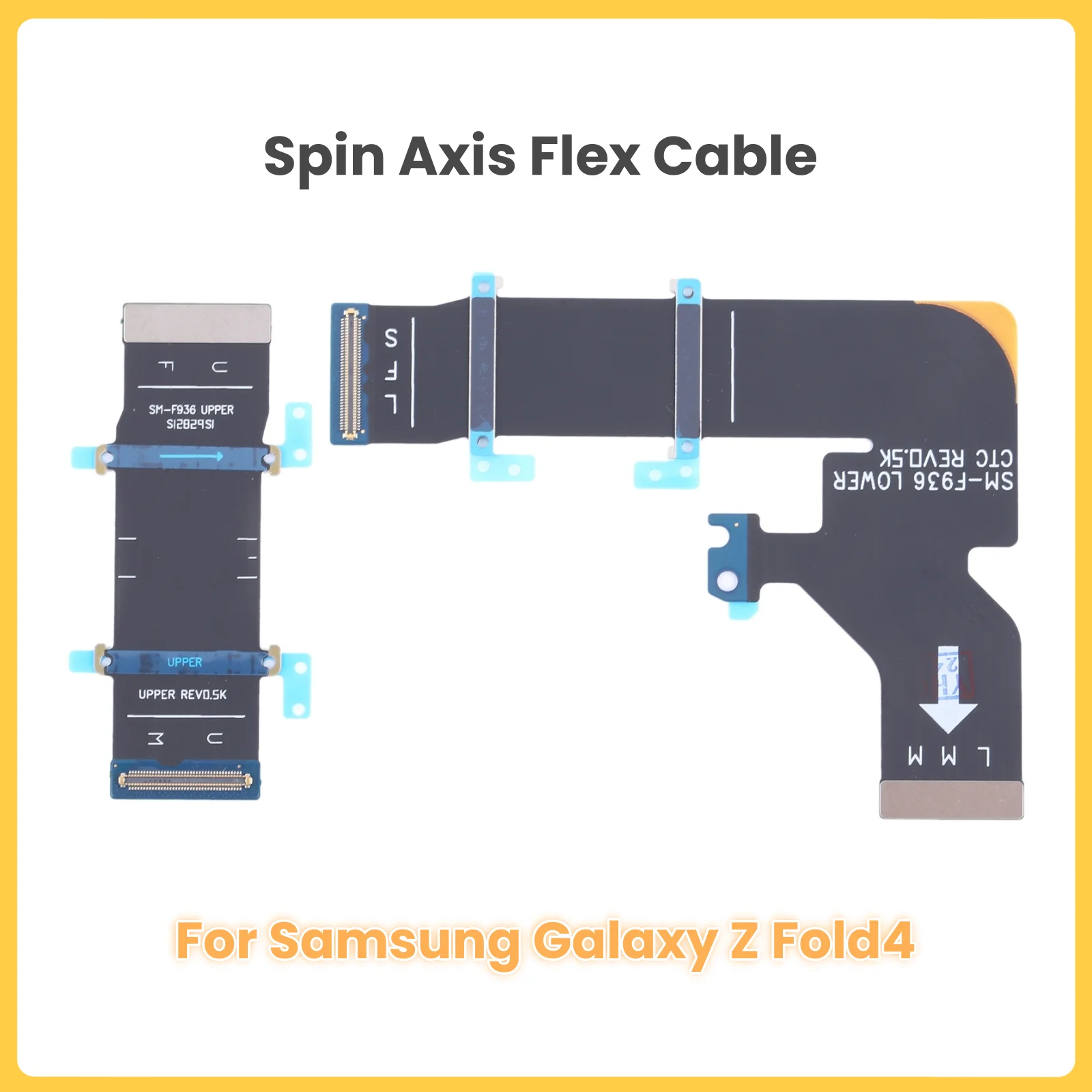 1 пара вращающихся оси гибкий кабель для Samsung Galaxy Z Fold4 SM-F936B телефон гибкий кабель Ремонт Запасная часть