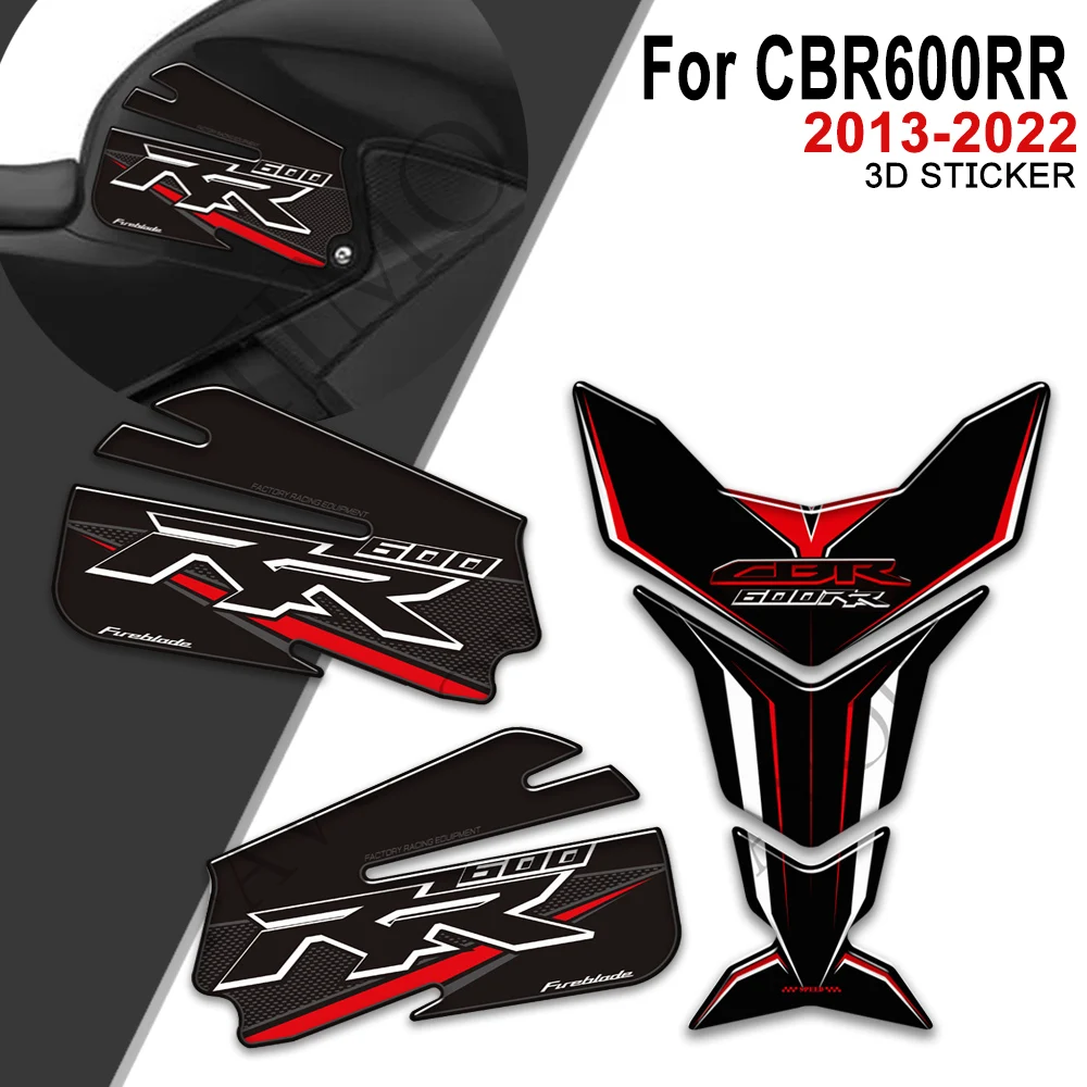 

For Honda CBR 600RR CBR600RR Motorcycle Fuel Oil Tank Pad Protection Stickers Decals Emblem 2013 - 2021 2022