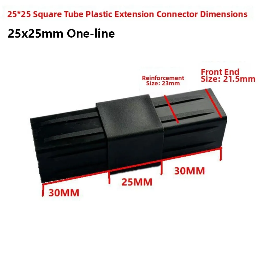 1Pcs 20/25/30mm Square Pipe Fitting X-L-T Shape 2/3/4/5-Way Pipe Angle Code Six Way Channel ABS Plastic Cross Pipe Fitting