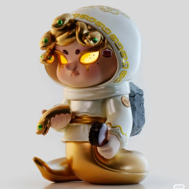 Original Bolyzhu-Medusa Sammlerfigur Snake Year Limited Geburtstagsgeschenk Plüschtier Film TV Stofftier Sammlerartikel