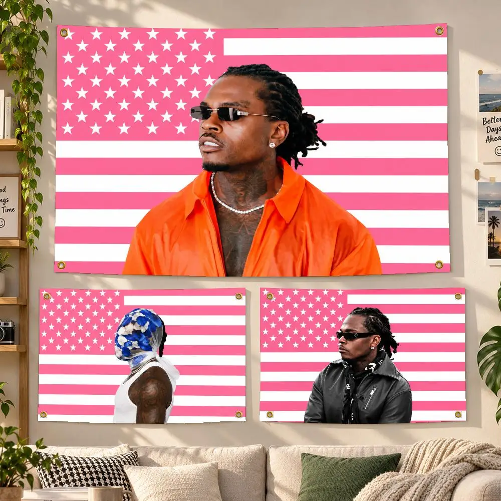 Rapper Gunna Hip Hop Flags Personalized Banner Flag Room Dorm Camping Picnic Garage Bar Outdoor Wall Decor