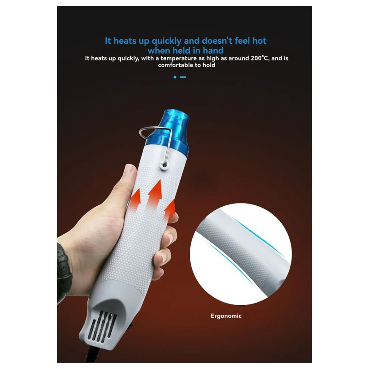 ABNJ 뜨거운 공기 220V 납땜 온도 송풍기 DIY - Heat Shrink Tubing 리뷰 및 가격