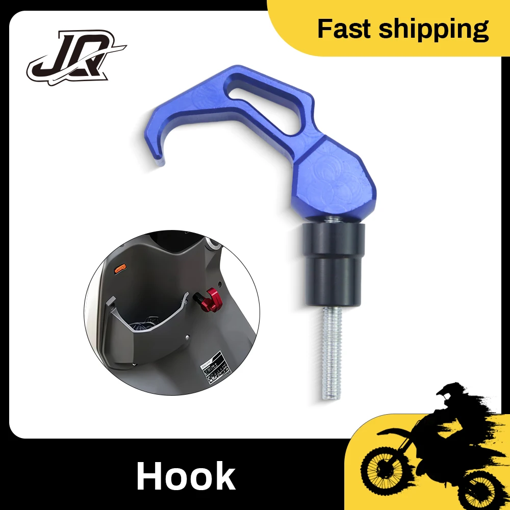 Universal Motorcycle Cargo Helmet Hook Cnc Aluminium Multifunctional Bag Holder Scooter Modification Parts