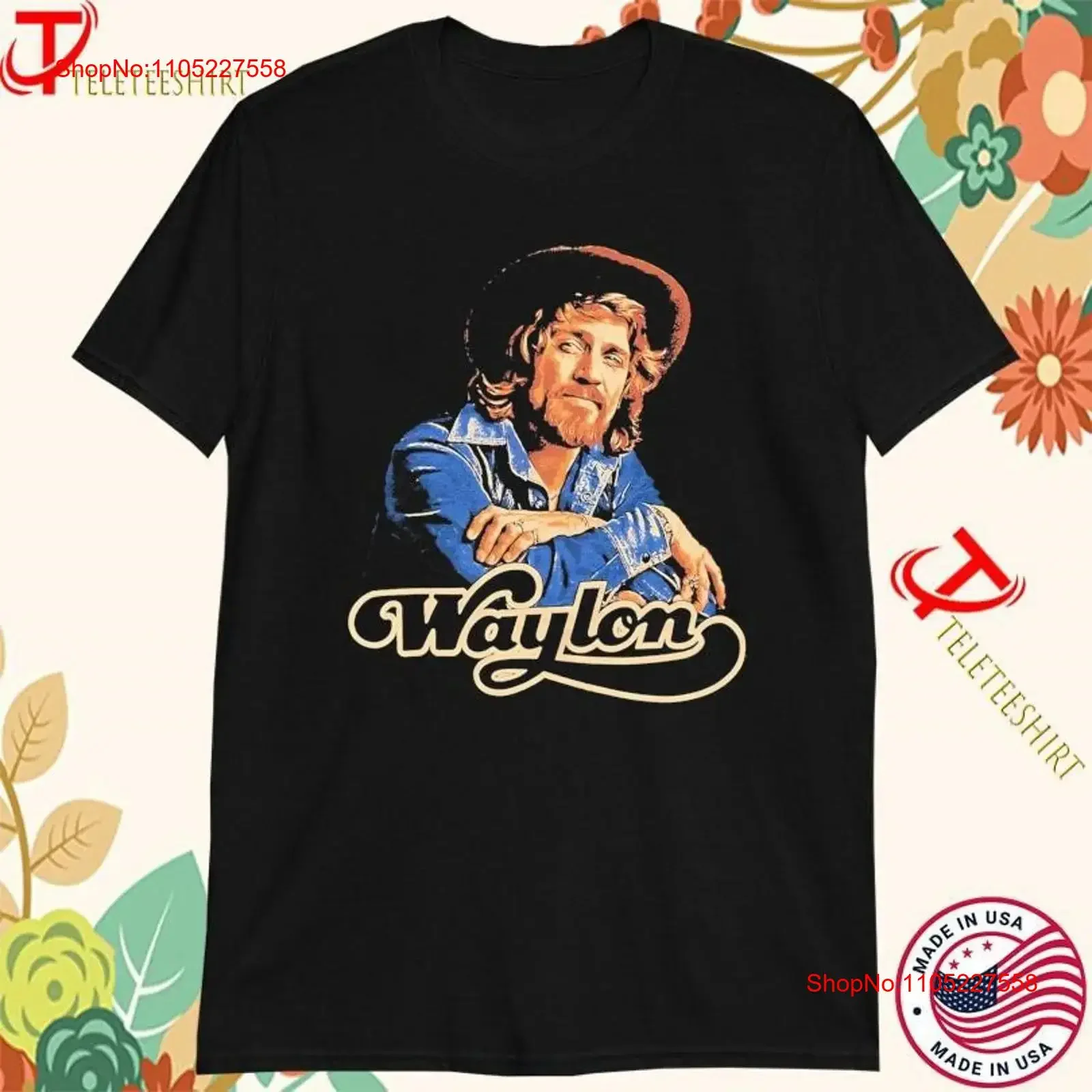 Seager x Waylon Jennings Heritage T shirts Full Size S 5XL Multicolor vintage Washed graphic Top For Everyday Wear