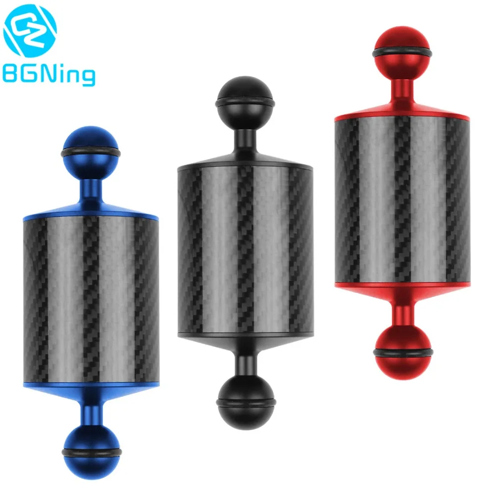 Carbon Fiber Extension Tray Arm Float Auftrieb Aquatic Arm Dual Ball SLR Kamera Tauchen für Gopro yi EKEN für DJI für OSMO Action – Detail 29