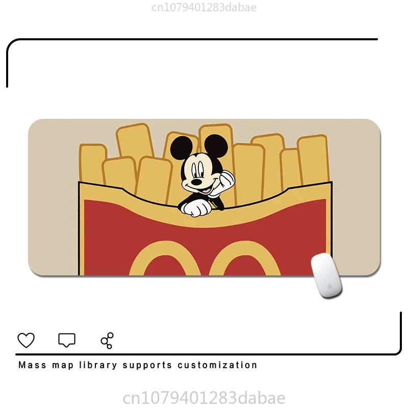 

Disney Mickey Minnie cute cartoon pu leather mouse pad oversized children's study desk mat girls office computer mat table mat