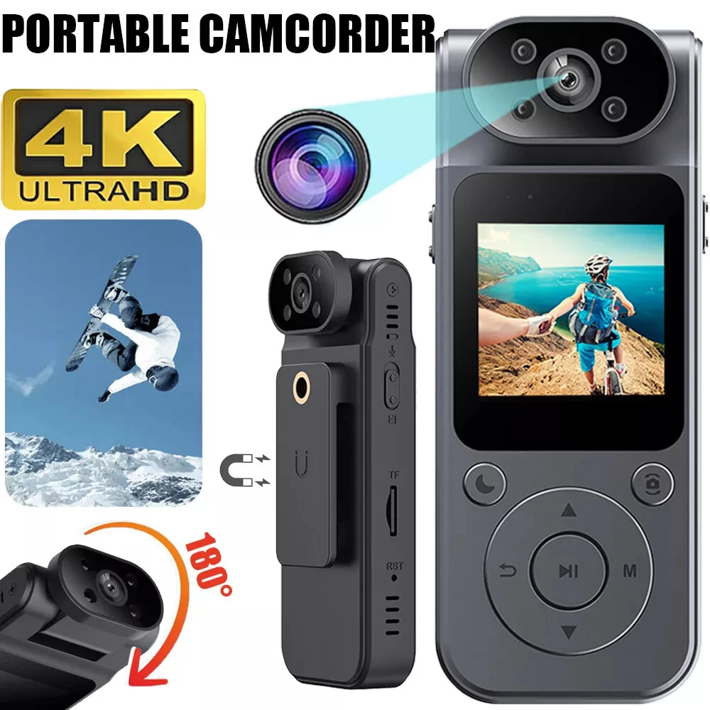 HD Wifi Mini Camera Portable Digital Video Recorder Body Camera Infrared Night Vision Outdoor Sports Camera Miniature Camcorder