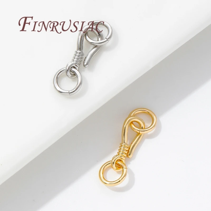 Clasps For Jewelry 14K Gold Plated Necklace Clasps Connectors Findings,DIY Bracelets Accessories,Clasp Hook