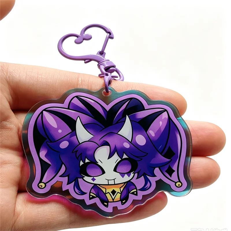 The Freak Circus Glitter Acrylic Keychain Set | 5-Piece Chibi Bag Charms for Fans & Collectors