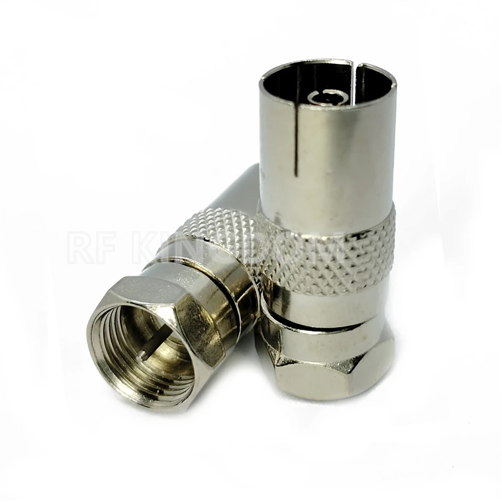 F Typ Stecker auf RF Coax TV Buchse Stecker Koaxial Antenne Stecker Test Konverter TV Antenne Adapter – Detail 3